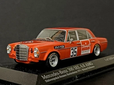1/43 Mercedes-Benz 300 SEL 6.8 AMG #35 Sudwestpokal 1971 H.Kelleners Minichamps - Image 1 of 4