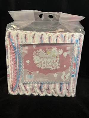 ABUNIVERSE Abu Bunny Hopps 4-tape Plastic Backed Large 10-Pack ABDL Diaper Scented