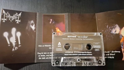 Mayhem ‎– Live In Leipzig 1996 MC Cassette - RARE!!! - Bild 1 von 2