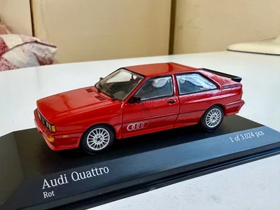 MINICHAMPS 430019420 AUDI QUATTRO ROSSO 1981 1/43 - Immagine 1 di 4