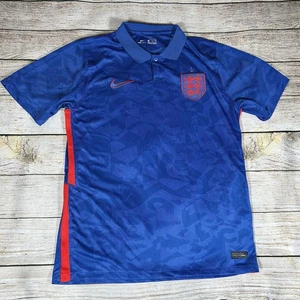 Nike Men’s England Away Shirt XL (L) Blue 2020-2021 Dri-Fit Short Sleeve Top - Picture 1 of 11
