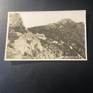 Nose Summit House and Chin, Mount Mansfield, Stowe, Vermont RPPC Postcard Unused - Picture 1 of 2