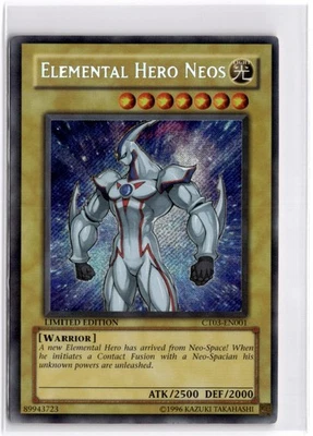 Elemental HERO Neos Limited Secret Rare 2006 Collectors Tin CT03-EN001 LP - Image 1 of 2