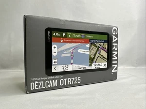 Garmin dezlCam OTR725 7" GPS Truck Navigator with Built-in Dash Cam - NEW OPEN! - Picture 1 of 5