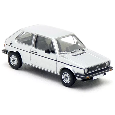 VOLKSWAGEN GOLF I 1987 SILVER 1:87 Premium Classixxs Auto Stradali Modellino Nuo - Immagine 1 di 3
