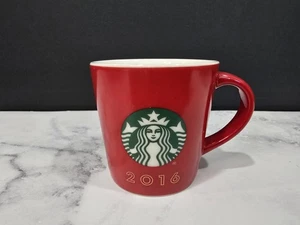 🎄Starbucks 2016Demi Espresso Mug Holiday RED Ceramic Mini Cup 3 fl. oz.  - Picture 1 of 6