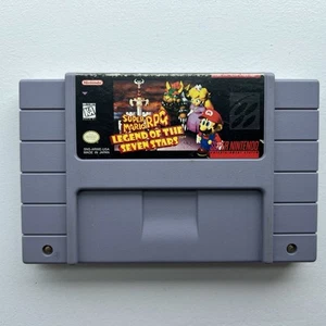 Super Mario RPG Legend Of The Seven Stars Nintendo SNES chariot seul - Photo 1/3