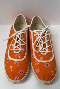 Scarpe Toms Carmelo cachi primavera floreale arancione tela 10 - Foto 1 di 5