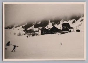 Kleinwalsertal Österreich 1960 - Heuberglift - Altes Foto - Picture 1 of 2