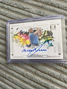2024 Panini Impeccable Liv Golf Graeme McDowell /75 Canvas Creation ON CARD AUTO - Picture 1 of 2
