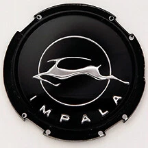 1962-1963 CHEVROLET IMPALA HORN RING EMBLEM-TRIM  PARTS-USA MADE-NEW Foto 1 de 3