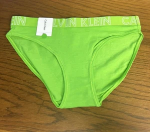 NUEVO CON ETIQUETAS Calvin Klein MUJER (PEQUEÑO) BIKINI ULTIMATE ALGODÓN QF3637-345 - Imagen 1 de 2