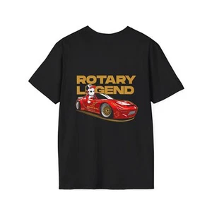T-shirt unisex Copy of Rotary Legend Softstyle - perfetta per gli appassionati di auto - Foto 1 di 9