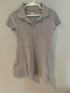 Old Navy Girls Dress- Uniform Gray Size S 6-7 - Picture 1 of 4