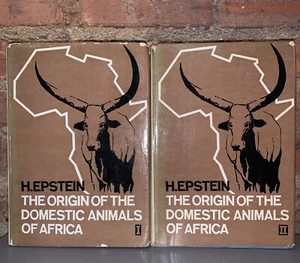 Origin of the Domestic Animals of Africa Hardcover Hellmut Epstein Volumes 1-2 - Picture 1 of 12
