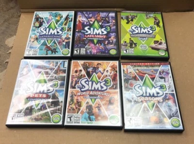 Lote de 6 juegos usados THE SIMS Foto 1 de 4