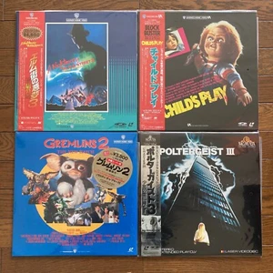 POLTERGEIST 3 GREMLINS 2 CHILD'S PLAY A NIGHTMARE ON ELM STREET 3 Laserdisc LD - Picture 1 of 9