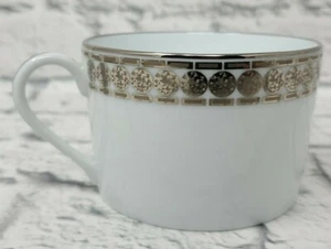 Haviland Eternity Blanc Teacup Limoges Porcelain, 5.4 oz., White/Gold - Picture 1 of 11