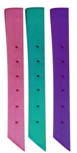 New! Pony size 15" x 1 1/2" NYLON OFF BILLET w/ Pre punched holes 3 COLORS! - Picture 1 of 4