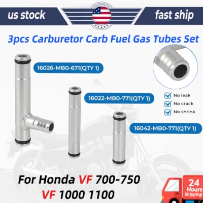 For 1983-1986 Honda Magna Sabre VF 700-750 VF 1100 1000 Carb Fuel Gas Tubes Set Foto 1 de 4