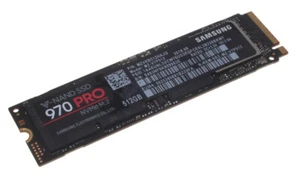 512 GB Samsung SSD 970 PRO NVMe M.2 SSD // MZ-V7P512 - Bild 1 von 5