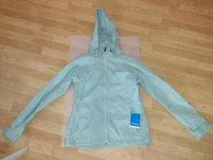 Columbia Switchback III Women's Jacket w/Hood Size M. Miami Blue Teal. Packable - Picture 1 of 5