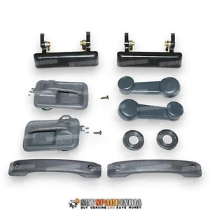 Door Window Handle Set of8 Compatible With Suzuki SJ Samurai Sierra Drover Gypsy - Picture 1 of 23