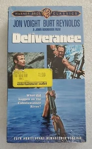DELIVERANCE VHS BURT REYNOLDS, JON VOIGHT 25TH ANNIVERSARY WARNER BROS  - Picture 1 of 4
