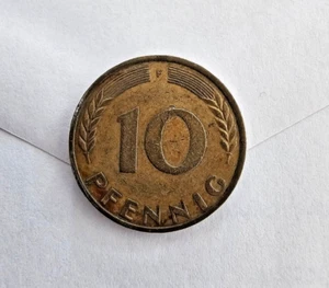 10 Pfennig Münze 1950 - F - Bundesrepublik Deutschland - Bild 1 von 2