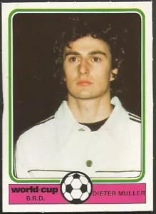 MONTY GUM WORLD CUP 1977/78-WEST GERMANY-DIETER MULLER - Picture 1 of 1