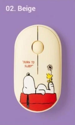 ROYCH X Peanuts Snoopy Silent Wireless Mouse (3 color) Multi Pairing/2.4GHz/Blue - Image 1 of 4