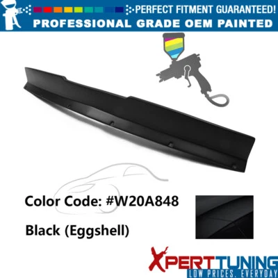 For 10-13 Chevrolet Camaro IKON Style PP #W20A848 Black (Eggshell) Trunk Spoiler Foto 1 de 4