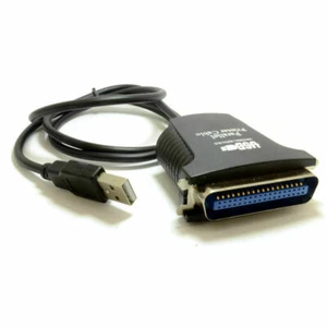 USB 2.0 Stecker Auf Parallel Ieee 1284 Drucker Adapter Kabel 1m - Bild 1 von 4