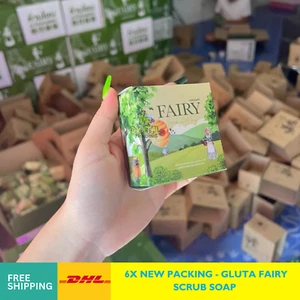 6x New Packing - Gluta Fairy Scrub Soap for Deep Cleansing & Skin Brightening - Picture 1 of 6