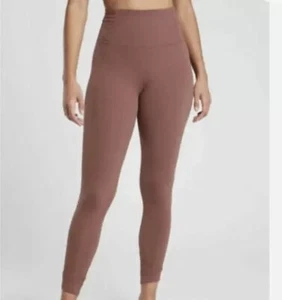 Athleta Women 26” Elation Pirouette 7/8 Tight 657533 Size XST Rose Tan - Picture 1 of 11