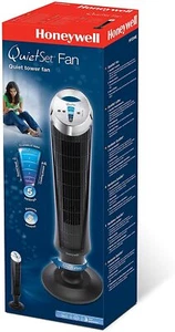 Honeywell QuietSet 5 Speed Tower Fan,Oscillation/Timer,Black, HY254E *no remote* - Picture 1 of 2