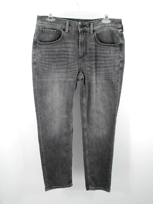 CHICOS Boyfriend Ankle Jeans Women Size 4R Gray Denim Wash Stretch Mid Rise - Image 1 of 4