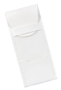 New Compact Leatherette Dart Wallet - Holds One Set of Darts - Dart Case - White - Picture 1 of 1