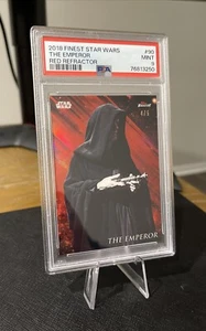 2018 Finest Star Wars The Emperor Red Refractor #90 4/5 PSA 9 POP 1 - Bild 1 von 2