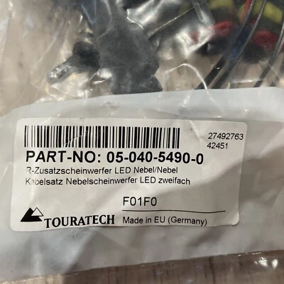 interruttore fendinebbia led touratech solo l'interruttore e il cablaggio visto senza raccordi - Immagine 1 di 4