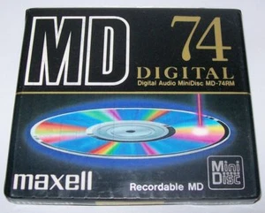 Maxell Mini Disc MD-74RM MD 74 RM NEW NOS - Picture 1 of 2