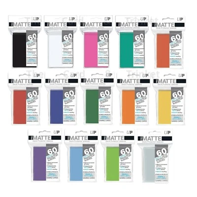 60 Ultra PRO Matte Small / Japanese Deck Protector Card Sleeves 62mm x 89mm - image 1 of 4