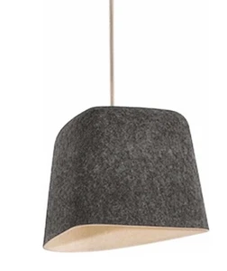 Tom Dixon "Felt Shade" - Designer-Lampe aus Filz dunkelgrau (sehr guter Zustand) - Bild 1 von 5