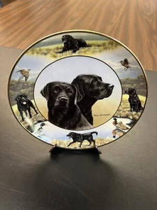 “Loyal Labs” By Nigel Hemming | Royal Doulton | Plate RA #1317 | Franklin Mint - Picture 1 of 12