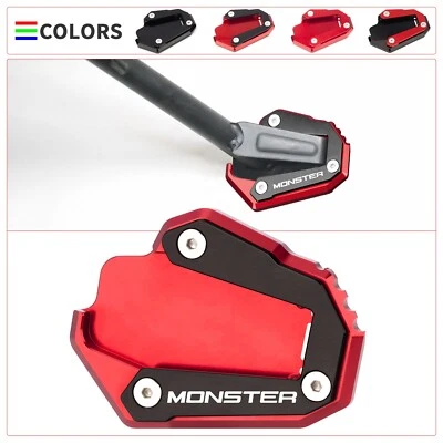 Para Ducati Monster 1200R/S 937SP 937 821 Soporte lateral Extensión Ampliar placa almohadilla Foto 1 de 4