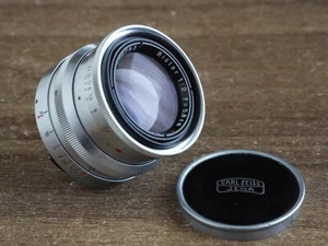 Biotar rojo “T” Carl Zeiss Jena 58 mm f/2 №3442793 17 hojas montaje Exakta pesado - Imagen 1 de 11