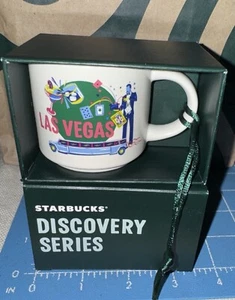 Starbucks 2024 Discovery Series Las Vegas Mini 2oz Mug Ornament Espresso Cup New - Picture 1 of 3