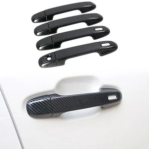 for Subaru Crosstrek GU 2024 Carbon Fiber Door Handle Cover Trim with Smart Hole - Foto 1 di 9