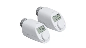 Eqiva 2er-Set Elektronischer Heizkörperthermostat Model N mit Boost-Funktion, le - Bild 1 von 6