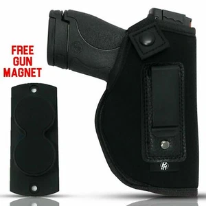 Combo IWB Gun Holster by PH + MAGNET- Best Concealed Carry Custom Fit -Neoprene - Picture 1 of 18